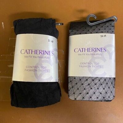 CATHERINES CONTROL TOP, FASHION TIGHTS, SIZE 3X/4X, (ID#77641301-527)